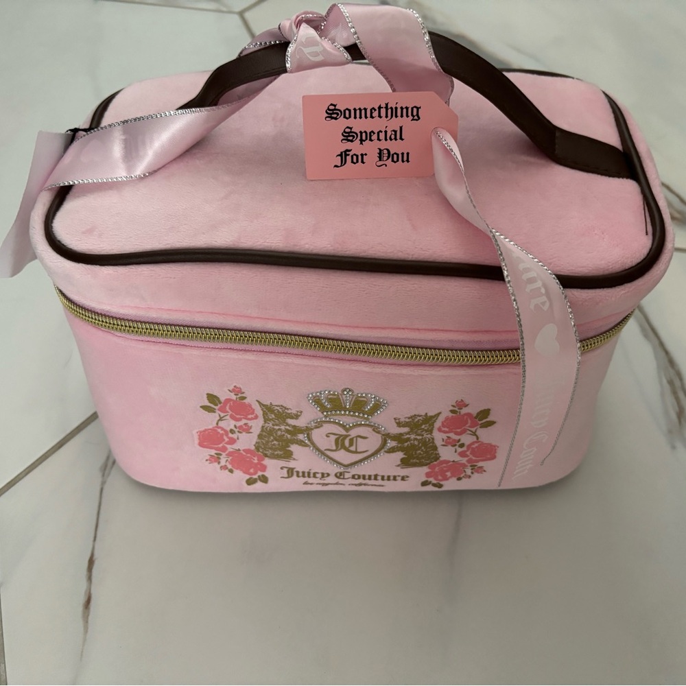 Juicy Couture Pink Cosmetic Bag